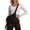 Black, variant on Stylish Casual Corduroy Crossbody With Zipper Closure And Adjustable Strap For Everyday Use And Travel