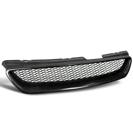 - Spec-D Tuning For 1998-2002 Honda Accord 2Dr Real Carbon Grill Grille 1999 2000 2001