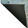 thumbnail image 5 of Addison Rugs Chantille Indoor/Outdoor Transitional Abstract Teal Machine Washable Rectangle Rug, 3' x 5', 5 of 8