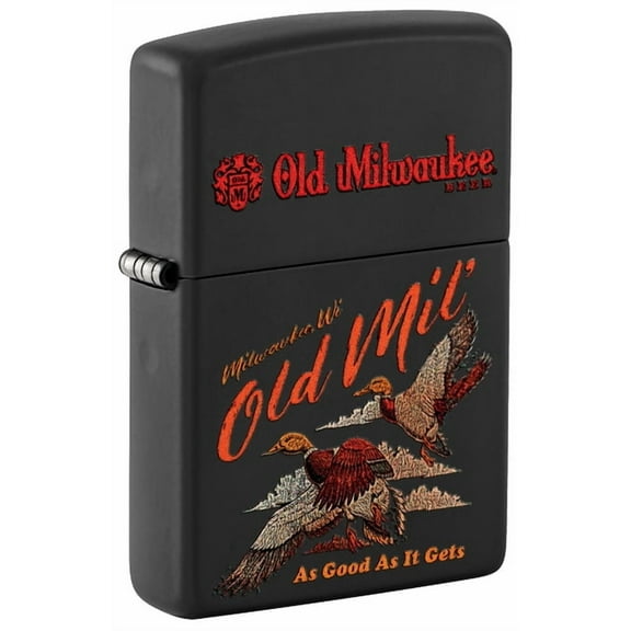 Zippo Lighter - Customized Engraved Message on Windproof Old Milwaukee 46307