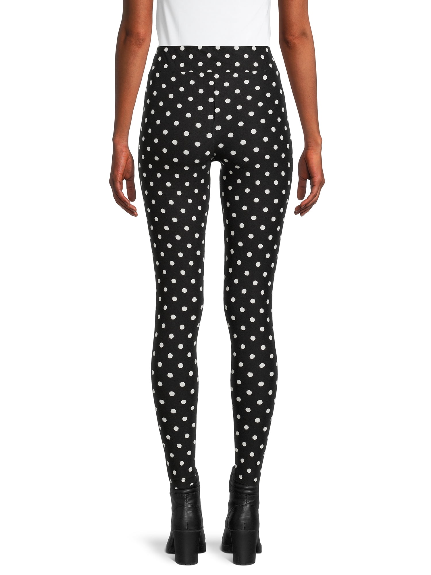 Time and Tru Women's Knit Leggings, 2-Pack