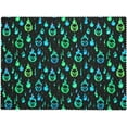 thumbnail image 2 of Skulls in Bright Flames Tablecloth Rectangular Halloween Table Cloth Washable Wipeable Table Cover for Party Picnic Dinner Halloween Decor 60" X 84", 2 of 6