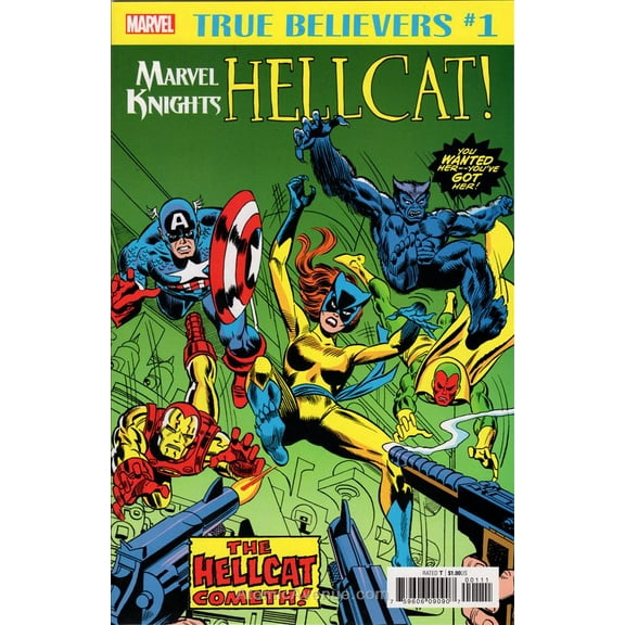 True Believers: Marvel Knights 20th Anniversary-Hellcat #1 VF ; Marvel Comic Book