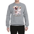 thumbnail image 2 of If It's Not a Yellow Lab It's Just a Dog Gift | Mens Dog Lover Crewneck Graphic Sweatshirt, Heather Grey, Small, 2 of 3
