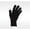 Black, variant on Juzo 2301 Seamless Lymphedema Glove - 20-30 mmHg Reg Reg Black Medium