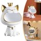 thumbnail image 1 of Gato La Suerte Porche Adorno para Almacenamiento Llaves Escritorio para El Tamaño Pequeño (blanco) Embalaje Algodón Perlado Orejas Doradas Rango Tamaño Pequeño Peso 500 A 700, 1 of 9