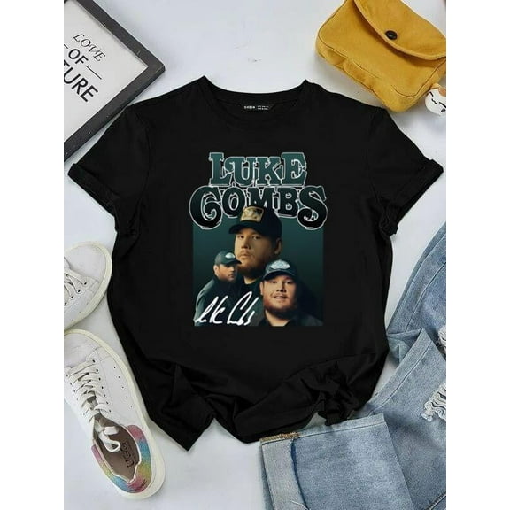 Luke Combs 80s Vintage Style Country Music Star Fan Unisex Tee 45997, for men & women, up to size 5XL