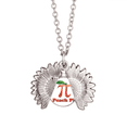 thumbnail image 1 of Calcul Mathématique Pi Pêche Tournesol Collier Pendentif Médaillon Bijoux, 1 of 3