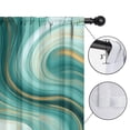 thumbnail image 4 of Blackout Kids Curtains,Blue and Gold Marble Flow Veins Pattern Childrens Insulated Curtains Set Of 2,Bedroom Essentials,Toddler Room Decor 42"x54", 4 of 5