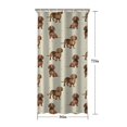 thumbnail image 5 of Dachshund Footprint Shower Curtain 36"x72" ,Bathroom Decorative Shower Curtains Set with 12 Hooks,Modern Waterproof Washable Shower Curtain, 5 of 6