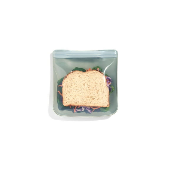 Bolsa de almacenamiento reutilizable de silicona W&P Porter Sandwich 1L Sage