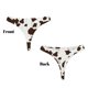 thumbnail image 3 of Fotbe Brown Cow Tanga Sin Costuras para Mujer con Estampado – Panties Invisibles, Transpirables y Cómodos para Uso Diario-Medium, 3 of 6