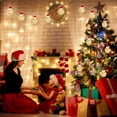thumbnail image 2 of Guirnalda de luces navideñas, LED navideño con pilas impermeable, 2 of 5