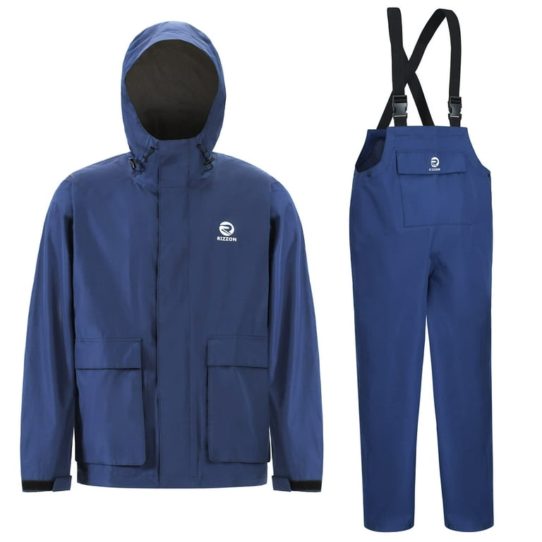 Rizzon Sailing Jacket with Bib Pants Overall Waterproof for Men