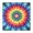Colorful Rainbow Tie, variant on Colorful Rainbow Tie Dye Spiral Pattern Square Fitted Tablecloth with Elastic Edge,Square Table Cover,Washable Elastic Table Cover for Home Kitchen Party Decor 34"x34"