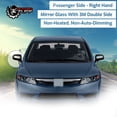 thumbnail image 5 of Exactafit 8839R Espejo lateral del pasajero de repuesto derecho compatible con Honda Civic 2006-2011, 5 of 5