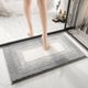 thumbnail image 3 of Ounissouiy Alfombra de baño de poliéster de secado rápido con fuerte absorción de agua Alfombra de baño geométrica para baño Rosa 40 * 60 Type2 NO2, 3 of 6