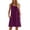 Purple, variant on Female Dresses Elegant Women Dress Summer Casual T Shirt Dress Beach Cover Up Sleeveless Tank Top Skirt With Pockets Workout Sports Sundress For Woman Homwear Summer Dresses