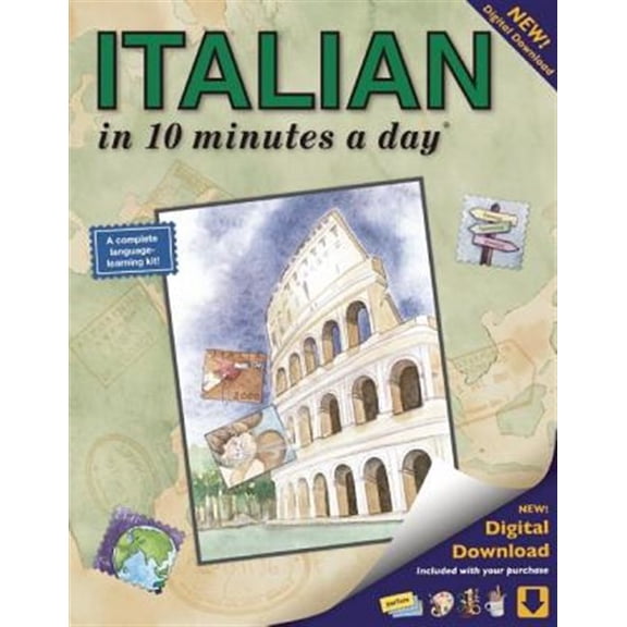 Pre-Owned Italian in 10 Minutes a Day (Paperback) 1931873747 9781931873741