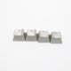 thumbnail image 4 of Teclas metálicas galvanizadas plateadas para accesorios de teclados mecánicos, teclas de letras ahuecadas sin reemplazo de decoloración F Hugo Teclas de teclado, 4 of 10