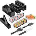 thumbnail image 1 of Kit casero para hacer sushi, 11 piezas Moldes de sushi de cocina de bricolaje Juego de herramientas de sushi con 8 moldes, arroz, 1 of 3