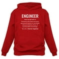 thumbnail image 1 of Tstars Mens Gift for Engineers Engineer Shirts Engineer Definition Noun Profession Career Job Funny Humor Science Tech Hoodie, 1 of 3