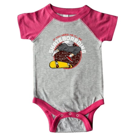 

Inktastic Skateboarding Gift for Skater Gift Baby Boy Bodysuit