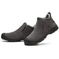 thumbnail image 1 of Slip-on Welding Safety Shoes - Non-slip Rubber Sole - Abrasion Resistant Anti-scald Work Shoes for Welders - Grey - 41EU., 1 of 5