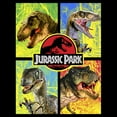 thumbnail image 2 of Boy's Jurassic Park T. Rex and Velociraptor Graphic Tee Black Small, 2 of 5