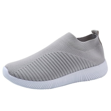 

YOUSNH Running Shoes Mesh Soles Outdoor Women on Comfortable Sports Shoes Casual Women s Shoes Sneakers for Women Grey 9