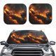 thumbnail image 2 of Fotbe Cool Fire Man Juego de 2 Piezas de Parasoles para Parabrisas | Bloqueador Solar para Auto | Accesorios Plegables para Protección Solar Interior-Medium, 2 of 6