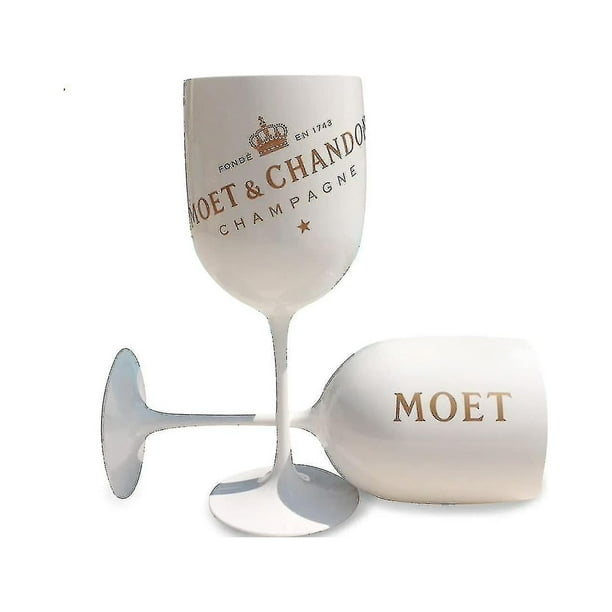 White Champagne Glass For Moet Plastic Champagne Coupes Cocktail Glass