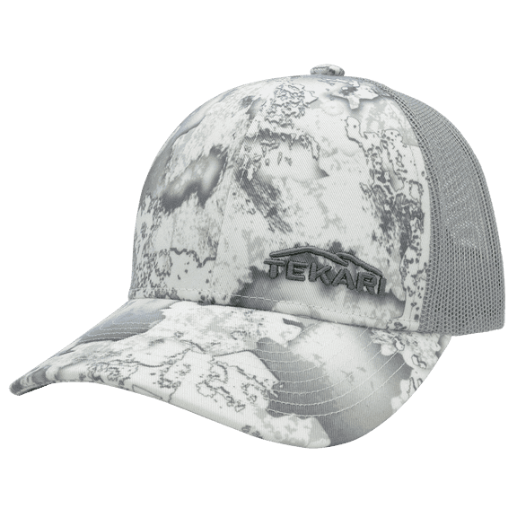 6 Panel XRC Snow Camo Mesh Back Curved Bill, OSFM