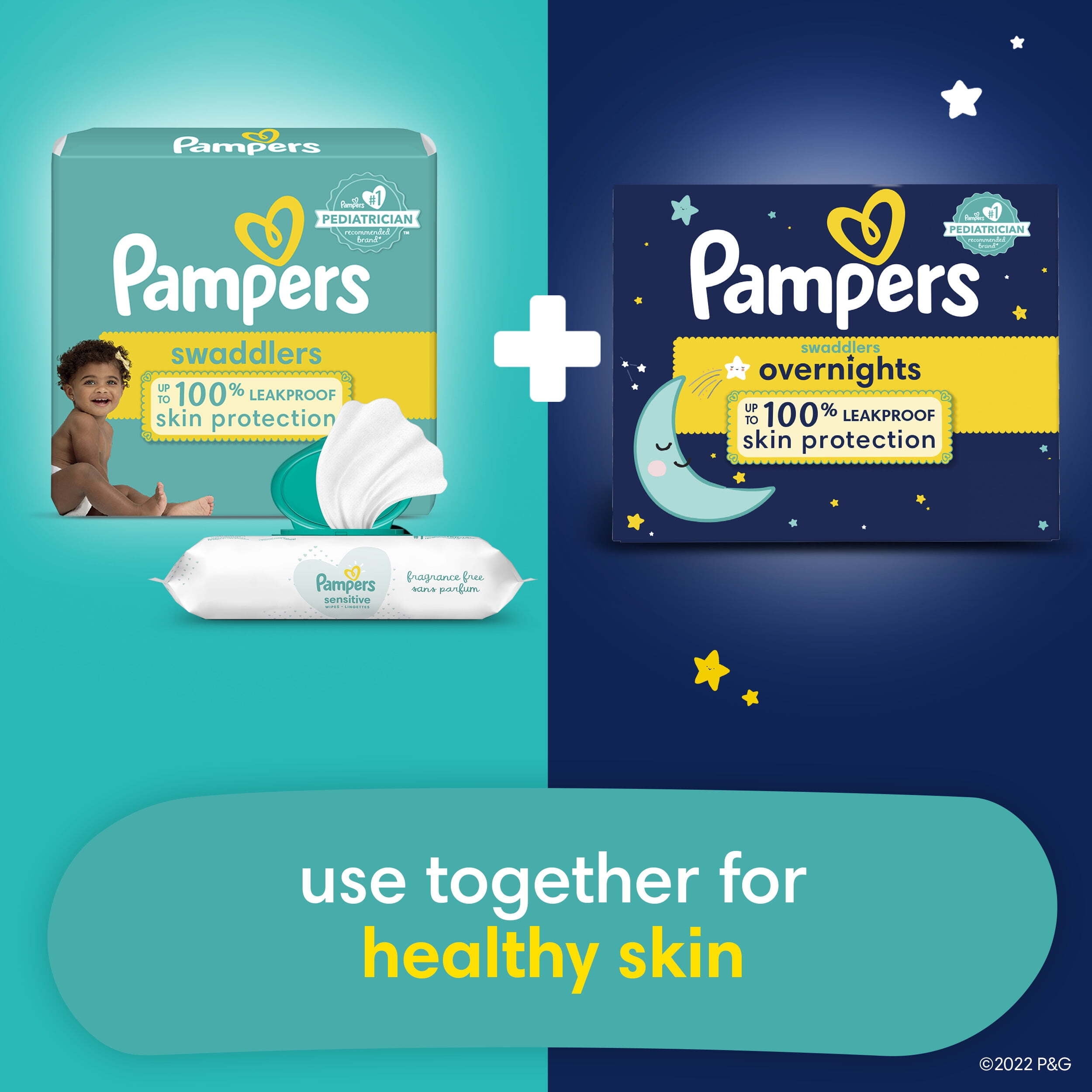 Pampers Swaddlers Baby Diapers Size 3, 132 Count (Select for More Options)