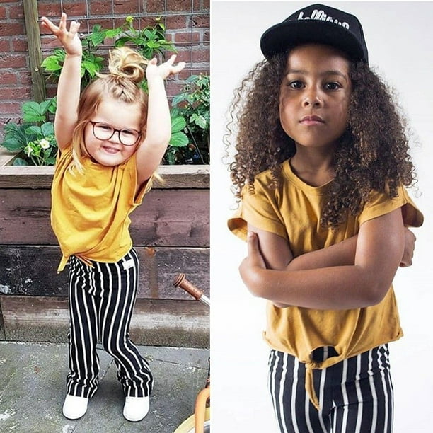 Kids striped outlet pants