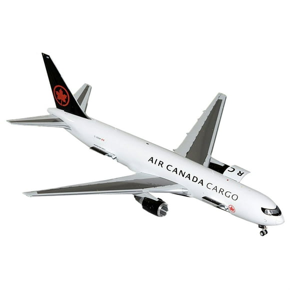 Boeing 767-300F Commercial Aircraft "Air Canada Cargo" (C-GXHM) White with Black Tail "Gemini 200 - Interactive Series" 1/200 Diecast Model Airplane by GeminiJets