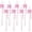 Bow Style_02, variant on 10Pcs Reusable Drinking Straws Bow Spiral Reusable Plastic Straw, Ideal for Princess Theme Parties, Girls Birthday, Celebrations and Cute Party Supplies Decor (Bow Style_02)