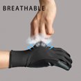thumbnail image 6 of EvridWear 12 Pairs Lightweight Nitrile Coated Grip Work Glove for Men Women Warehouse Mechanic, Black, Size 9/L, 6 of 11