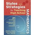 thumbnail image 1 of Pre-Owned Styles and Strategies for Teaching High School Mathematics: 21 Techniques for Differentiating Instruction and Assessment (Paperback) 1412968356 9781412968355, 1 of 1