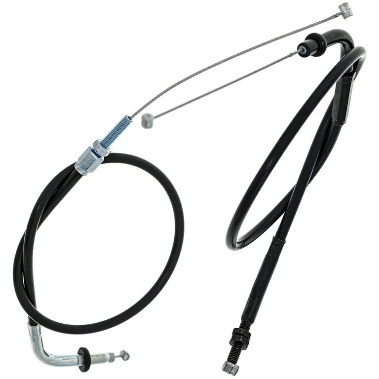 NICHE Push Pull Throttle Cable – Compatible With Yamaha Seca II 600 XJ600S/XJ600SC 1992-1996, Replaces 4DU-26302-00-00