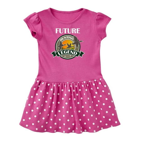 

Inktastic Future Duck Hunting Legend Gift Toddler Girl Dress