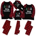 thumbnail image 1 of Family Matching Christmas Pajama Sets Christmastree Top Pants 2PCS Sleepwear Christmas PJs Bodysuits, 1 of 6