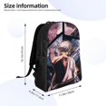 thumbnail image 3 of Sakata Gintoki Anime Backpack Cartoon Travel Bags 3D Printed Casual Daypacks, 3 of 4