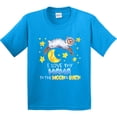 thumbnail image 3 of Inktastic I Love My Mama to the Moon and Back Cute Sheep Youth T-Shirt, 3 of 5