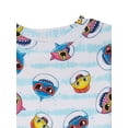 thumbnail image 2 of Baby Shark Toddler Boys Cotton Pajama Set, 4-Piece, 2 of 4