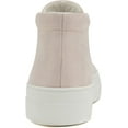 thumbnail image 4 of Soda Flat Women Chelsea Shoes Slip On Canvas Casual High Top Hidden Platform Sneakers White Sole Flatform Cushion Foam WOODS-S Pink Suede 7.5, 4 of 4