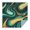 Teal Gold Marble, variant on Blue Gold Marble Pattern Square Tablecloth,Waterproof Square Table Cover,Wipeable Spillproof Washable Table Cover for Home Kitchen Party Decor 42"X42"(107x107cm)