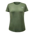 thumbnail image 1 of Playera Athletic Works para Mujer, Deportiva Manga Corta Verde Militar Talla XCH, 1 of 4