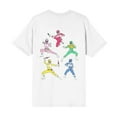 thumbnail image 2 of Power Rangers Logo And Action Pose White T-Shirt, 2 of 3