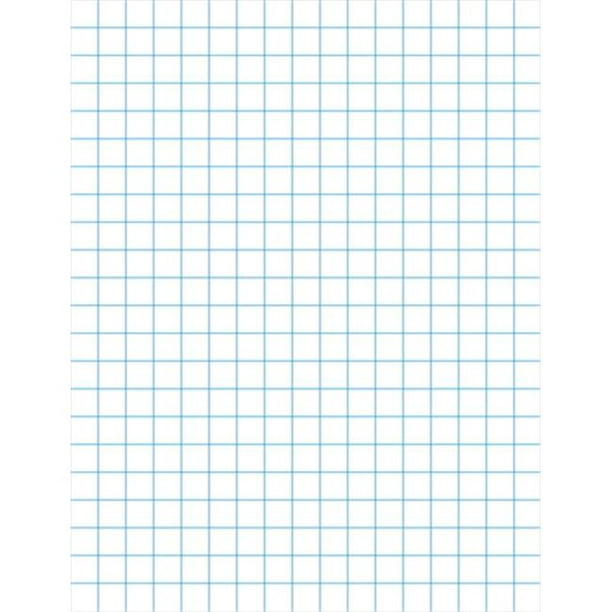 school smart 085276 graph paper with chipboard back 0 125 in ruling white walmart com